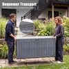 COSTWAY Gartenbox 455L wetterfest, 2in1 Auflagenbox & Produktbild-Vorschau 6