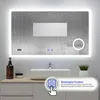 AICA LED Wandspiegel 120x70cm Touchschalter Beschlagfrei Produktbild-Vorschau 3