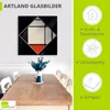 ARTland Glasbild Rhombus II. Größe: 20x20 cm Produktbild-Vorschau 3