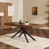 Rozkládací jídelní stůl, rozměry 140/180 x 80 cm, pro 6-8 Náhled obrázku produktu 3