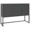 vidaXL Kredens stalowy antracyt 105x35x75 cm Podgląd zdjęcia produktu 2