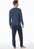 Schiesser - Basic - Pyjama (maat 48, nachtblauw) Productafbeelding-voorbeeld 7