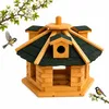 Mucola Vogelhaus Vogelfutterhaus Holz Vogelvilla Produktbild-Vorschau 1