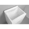 Aqualine Lavelli - Lavello, 600x500 mm, bianco PI6050 Anteprima dell’immagine prodotto 4