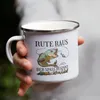 Rute Raus Der Spaß Beginnt Emaille Tasse Angler Angeln Produktbild-Vorschau 4