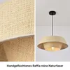MinteVolt Hängelampe Raffia Ø50cm – Pendelleuchte für Produktbild-Vorschau 6