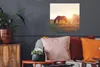 MuchoWow® Poster Pferde - Sonne - Tiere 50x50 cm - Produktbild-Vorschau 2