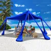 Tenda da spiaggia ZELURXX, protezione solare UPF50+, tenda Anteprima dell’immagine prodotto 1