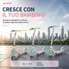 Monopattini per bambini con freno a mano, ruote luminose a Anteprima dell’immagine prodotto 5