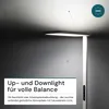 LUXULA LED Stehleuchte 100 W 4000 K neutralweiß weiß Produktbild-Vorschau 4