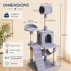 Arbre à chat Belviona, arbre d'escalade pour chats avec Voir les images du produit 5