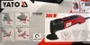 Yato YT-82220, řezání, broušení, škrábání, černá, červená, Náhled obrázku produktu 4