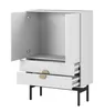 Selsey Stoon - Highboard mit 2 Schubladen, Weiß mit Produktbild-Vorschau 4
