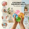 4 Stück Kokosöl Squishy Stressball Anti Stress Spielzeug Produktbild-Vorschau 2