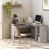 vidaXL Bureau d'angle Gris Sonoma 120x140x75 cm Bois Voir les images du produit 10