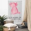 Mr. & Mrs. Panda Wandbild Axolotl Niedlich - Grau Pastell - Produktbild-Vorschau 2