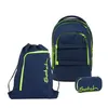 Satch Pack Toxic Yellow Schulrucksack Set 3tlg. Produktbild-Vorschau 1