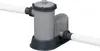 A close-up studio shot of a pool filter pump with hoses attached. Produktbild-Vorschau