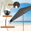 Ombrellone da 300 cm, ombrellone da giardino e da spiaggia Anteprima dell’immagine prodotto 5