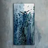 Wanduhr Bürouhr Leinwand Bild Geräuschlos 30x60 Aquarell Produktbild-Vorschau 2
