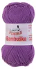 50g Häkelgarn Bambuska Sommergarn Strickgarn Baumwolle Viskose unifarben, 09 violett Produktbild-Vorschau