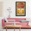 MuchoWow® MuchoWow® Gerahmtes Poster Mancave - Biergläser - Produktbild-Vorschau 6