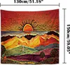 130cm x 150cm Západ slunce tapiserie Strom tapiserie Náhled obrázku produktu 2