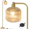 Nordycka lampa podłogowa retro wykonana ze szkła, lampa Podgląd zdjęcia produktu 1