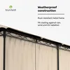 Altana Blumfeldt Mondo 3x6 – stalowa rama, z zasłonami, Podgląd zdjęcia produktu 6
