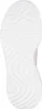 The sole of a white and pink sneaker is shown against a white background. Voir les images du produit