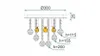 tooLight Hängelampe 392179 CRISTAL 30CM Produktbild-Vorschau 5