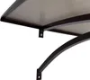 Strieška z hliníka STARKEDACH L-160, hnedá, 160x100x25cm; Náhľad obrázku produktu 3