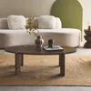 sweeek - Ovaler Couchtisch aus Massivholz 120 cm - Produktbild-Vorschau 4