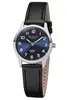 Regent Montre femme élégante analogique bracelet cuir noir Voir les images du produit 1