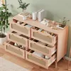 INONEFT Rattan-Sideboard, Kommode mit 6 Schubladen, Produktbild-Vorschau 3