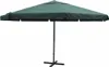 vidaXL Parasol vert 500 cm aluminium Voir les images du produit 1