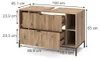 Waschbeckenunterschrank Vicco Eliza Viking Oak 100 x 63 cm Produktbild-Vorschau 2