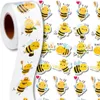EDIBAZZAR | Bienenaufkleber auf einer Rolle, 500 Stück. Produktbild-Vorschau 8
