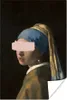 MuchoWow® Poster Mädchen mit Perlenohrring - Johannes Produktbild-Vorschau 1