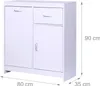 Skříň na prádlo Relaxdays, výklopný pytel na prádlo 48 l, Náhled obrázku produktu 4