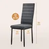 Bealife TB41 Esszimmerstühle 6er-Set – Ergonomische Produktbild-Vorschau 7