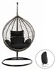 HOME DELUXE - Hängesessel Cielo - Schwarz, Höhe 200 cm - Produktbild-Vorschau 1