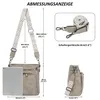 Schultertasche Handtasche damen mittelgroß Umhängetaschen Produktbild-Vorschau 3