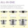 Set di pentole da 12 pezzi Kuppels QUICK CLACK PRO Anteprima dell’immagine prodotto 2