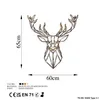 Wallity, Deer - 3, Nachbildungatives Wandaccessoire aus Produktbild-Vorschau 7