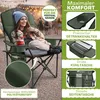 TRESKO® Campingstuhl Faltbar bis 200kg | Faltstuhl mit Produktbild-Vorschau 5