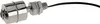 A stainless steel float switch with a black wire extending from it, isolated on a white background. Produktbild-Vorschau