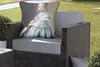 MuchoWow® Outdoor Kissen - Bildnis eines Mädchens in Blau - Produktbild-Vorschau 5
