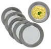 6er Set Variant Grau Speiseteller Ø27cm bunte große Produktbild-Vorschau 1