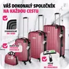 tectake® Cleo 4dílná sada pevných kufříků, 3 vozíky, 1 Náhled obrázku produktu 5